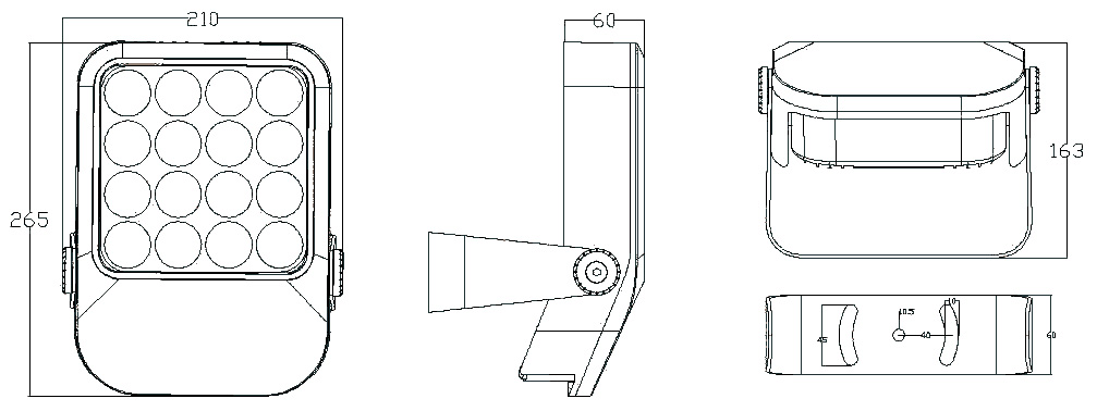 投光燈YGCL-TA48(圖2)